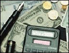 daily Devotion money calculator coins ten dollar bill