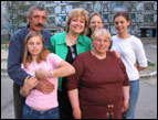 Terry, the girls, and their grandparents