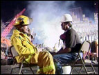Bruce Porter and Scott Ross at Ground Zero