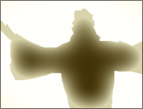 daily Devotion silhouette image of Christ's Light