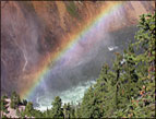 Lower Falls Rainbow photo by John A. Adam