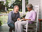 Alex Kendrick, Karen Abercrombie on the set of War Room