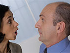 daily Devotion woman angry with man