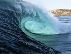 Daily Devotion ocean wave hollow curl wave