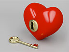 key to heart