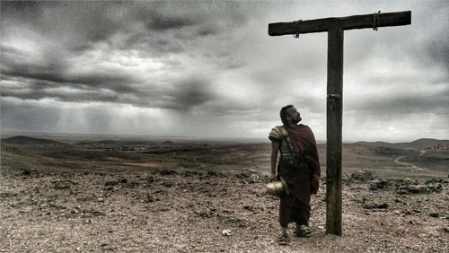 Jason Kavan as a Roman Soldier in Killing Jesus