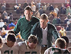 Nic Bishop and Kevin Sizemore in Woodlawn