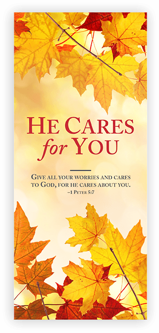 He Cares For You Booklet