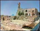 The Tomb of Samuel the Prophet with Crusader ruins